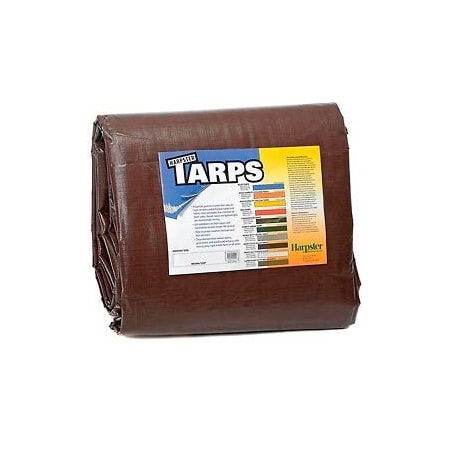 Harpster Of Philipsburg Heavy Duty Tarp, 16 ft x 20 ft, Brown, High-Density Polyethylene BR16x20